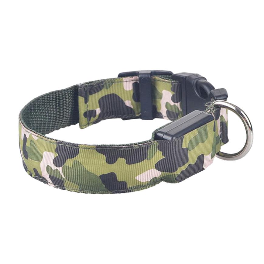 Camouflage Pet Luminous Dog Collar - GoldPark MarketPlace